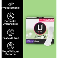 Security Lightdays Panty Liners, Light Absorbency, Extra Coverage, Unscented
