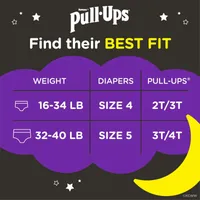 Pull-Ups New Leaf Girls' Potty Training Pants, 2T-3T, 60 Ct