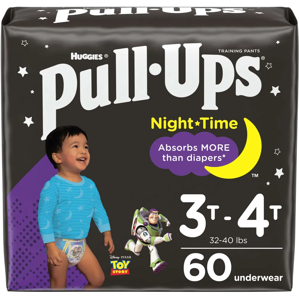 Pull-Ups Night-Time Boys' Potty Training Pants, 4T-5T (38-50 lbs), 24 ct -  Foods Co.