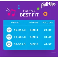 Pull Ups Potty Training Pants 3T-4T