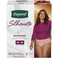 Silhouette Incontinence Underwear for Women, Maximum Absorbency