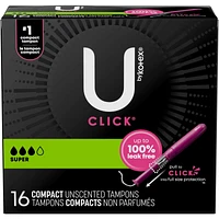 Click Compact Tampons, Super