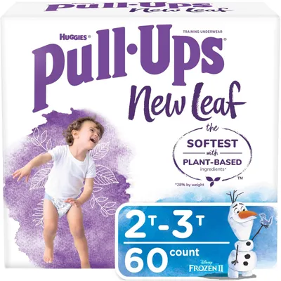 Pull-Ups New Leaf Boys' Potty Training Pants, 2T-3T, 60 Ct