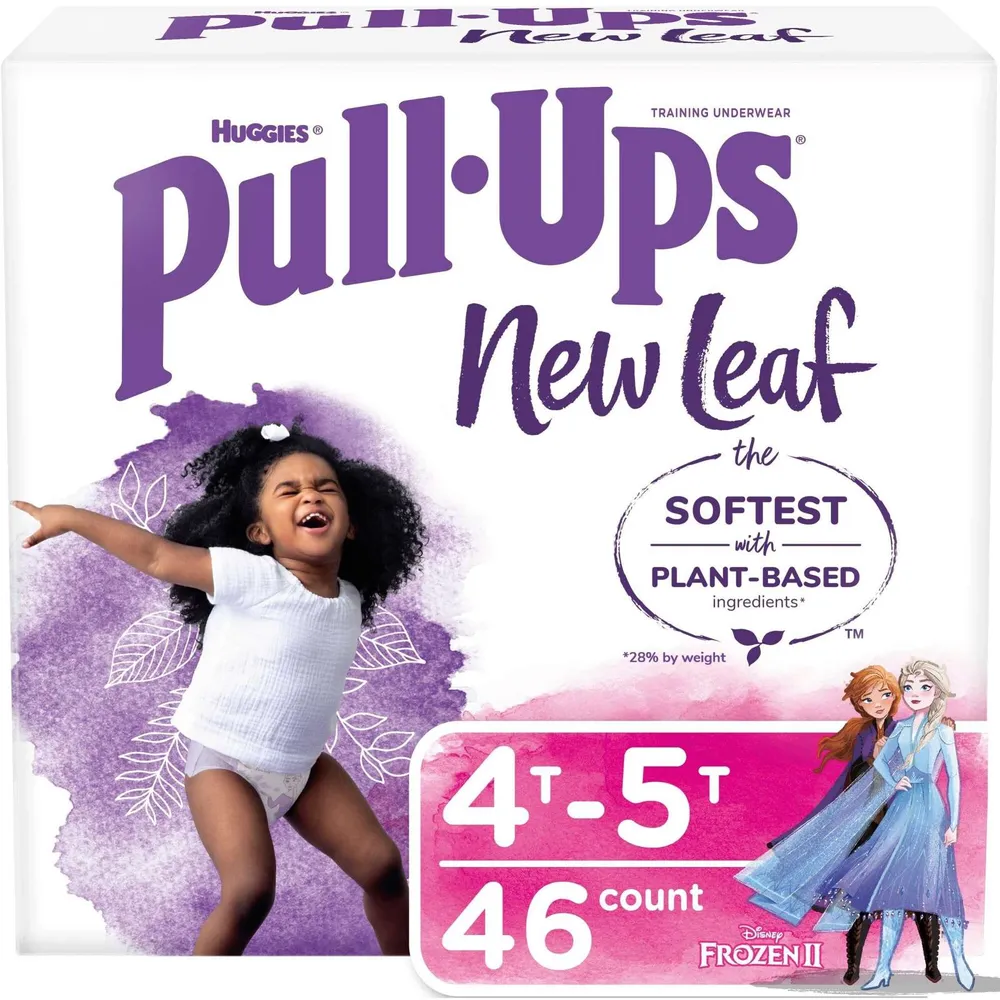 Pull-Ups Girls' Potty Training Pants Size 6, 4T-5T, 40 Ct 