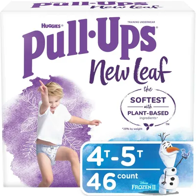 Pull-Ups New Leaf Boys' Potty Training Pants, 4T-5T, 46 Ct