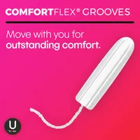 U by Kotex Click Compact Multipack Tampons, Regular/Super, Unscented, 15 Count
