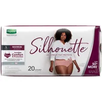 Depend Silhouette Maximum Absorbency Large Pink Incontinence