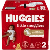 Huggies Little Snugglers Diapers, Size 2, 72 Count