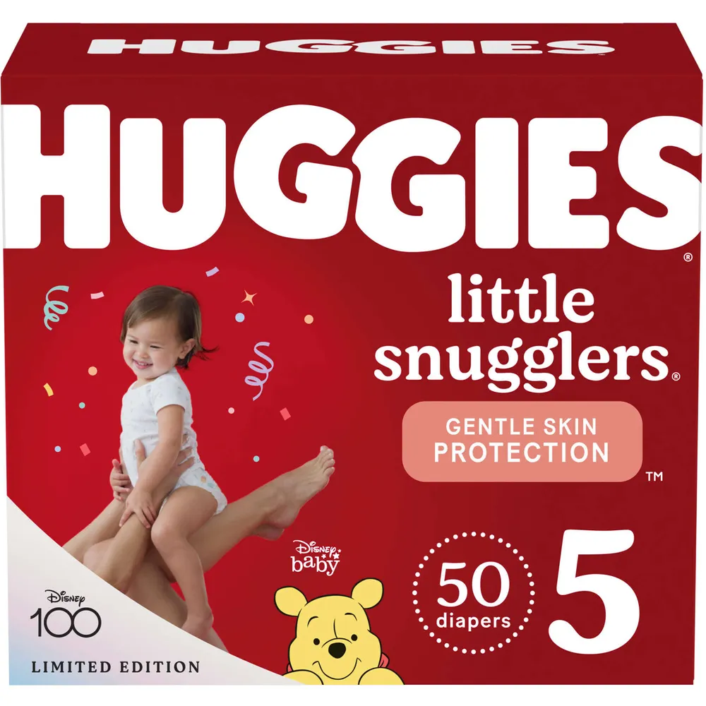  Huggies Little Movers Slip-On Diaper Pants, Size 6, 100 Ct :  Baby