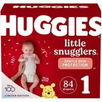 Huggies Little Snugglers Diapers, Size 1, 84 Count
