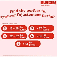 Huggies Little Movers Baby Diapers, Size 4, 58 Count