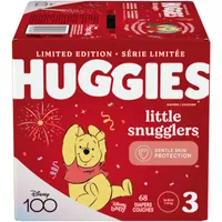 Huggies Little Snugglers Diapers, Size 3, 68 Count