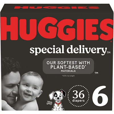 Huggies Special Delivery Hypoallergenic Baby Diapers, Size 6, 36 Count