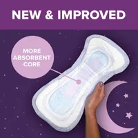 Incontinence Pads for Women/Bladder Leakage Pads/Bladder Control Pads, 8 Drop, Overnight Absorbency