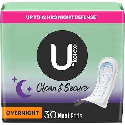 Clean & Secure Overnight Maxi Pads