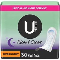 Clean & Secure Overnight Maxi Pads