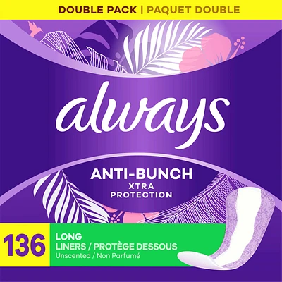 Anti-Bunch Xtra Protection Daily Liners Long Unscented, Anti Bunch Helps You Feel Comfortable