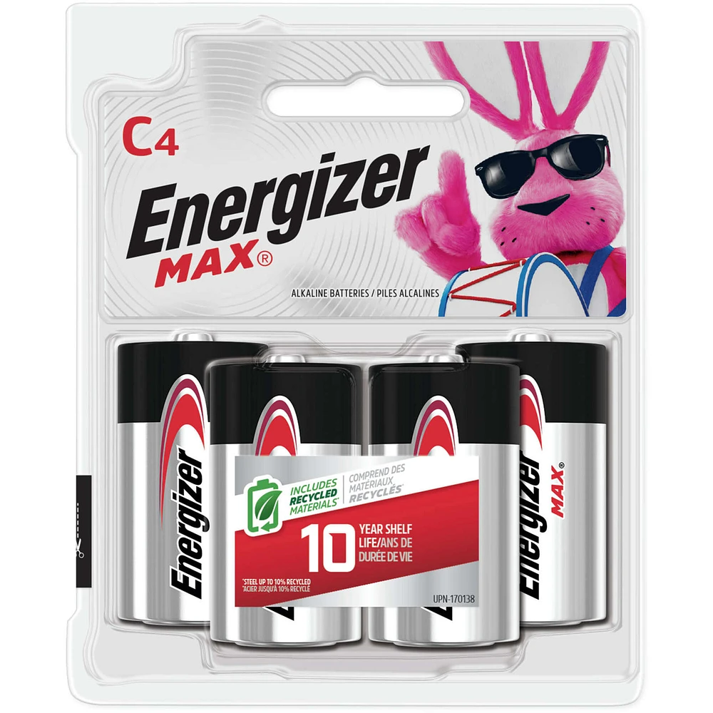 MAX Alkaline C Batteries