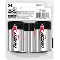 MAX Alkaline D Batteries