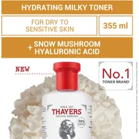 Milky Face Toner Skin Care with Snow Mushroom, Natural Gentle Facial Toner, for All Skin Types