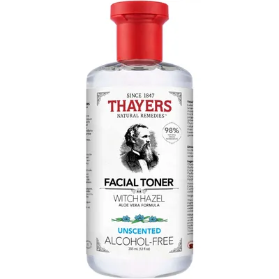 Unscented Alcohol-Free Witch Hazel Face Toner with Aloe Vera