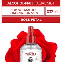 Rose Petal Alcohol-Free Witch Hazel Face Mist with Aloe Vera