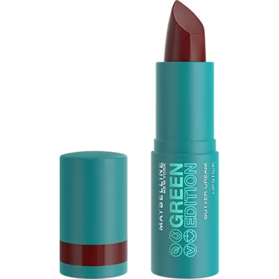 Green Edition Butter Cream Lipstick, Formulated with Cocoa Butter, Hydrating