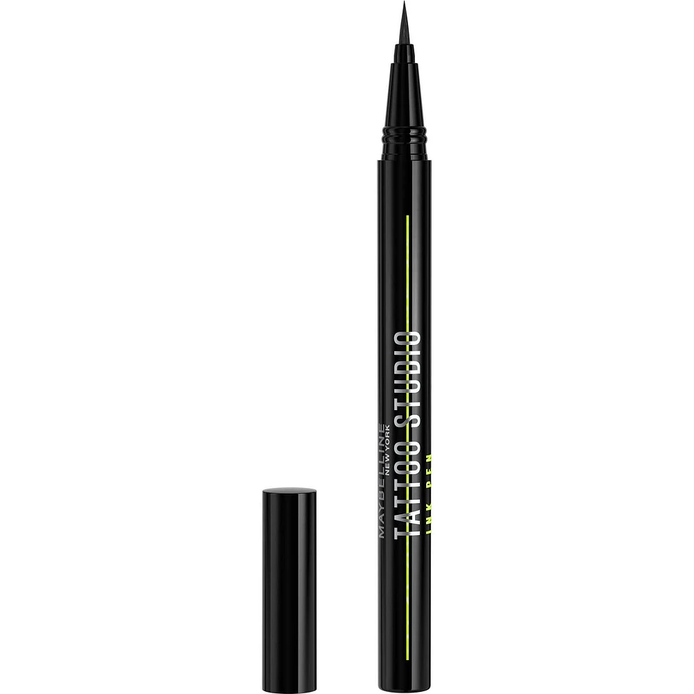 24H Tattoo Liner Ink Pen, 1-Stroke Intensity, up to 24 Hour Wear, Water-Resistant, Matte Black, 1ml