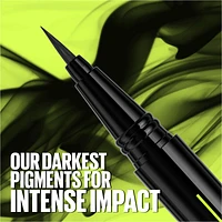 24H Tattoo Liner Ink Pen, 1-Stroke Intensity, up to 24 Hour Wear, Water-Resistant, Matte Black, 1ml