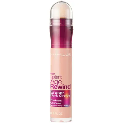 Instant Age Rewind Eraser Multi-Use Concealer, Under Eye Dark Circles Treatment, Up to 12 hours, Vegan, Pink Concealer