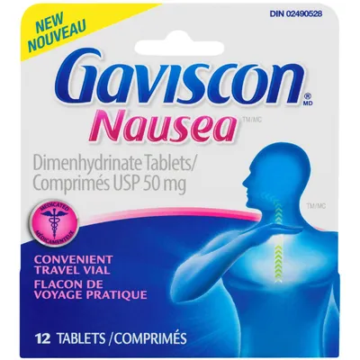 Gaviscon Nausea Dimenhydrinate Tablet