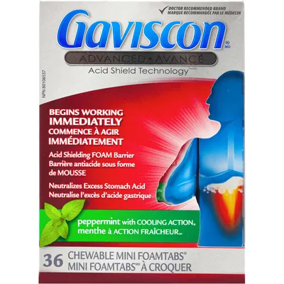 Gaviscon Advanced Chewable Mini Foamtabs Fruit Blend