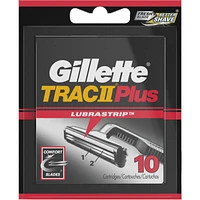 Gillette Trac II Men's Razor Blades, 10 Refills