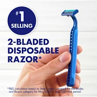 Gillette Sensor2 Plus Men’s Disposable Razors - 10 Pack