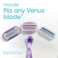 Gillette Venus ComfortGlide Freesia Scented Women's Razor Blades, 6 Refills