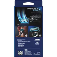 Gillette ProShield Chill Men's Razor Handle + 3 Blade Refills