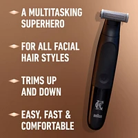 King C. Gillette All-in-one Styler with new CenterCut technology for ultimate efficacy & closeness, cordless design, and easy, fast grooming