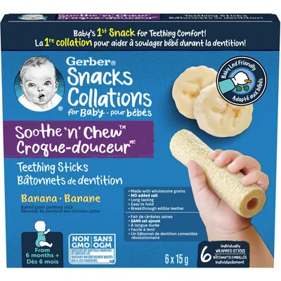 Soothe 'N' Chew Teething Sticks Banana