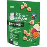 Plant-Tastic Organic Puffed Grain Snack Pouch
