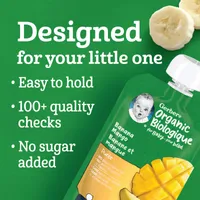 Organic Purée Banana Mango Baby Food