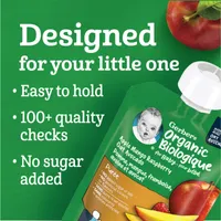 Organic Toddler Purée Apple Mango Raspberry Avocado Oat