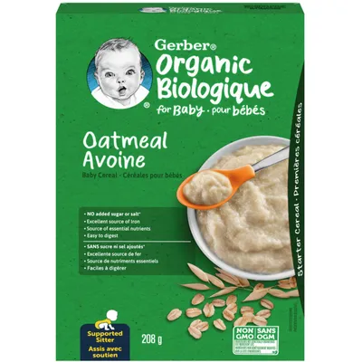 Organic Baby Cereal Oatmeal