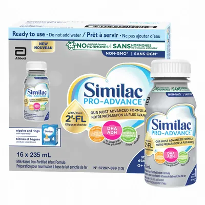 Similac Pro-Advance® Step 1, Ready-to-Feed, 16x235mL