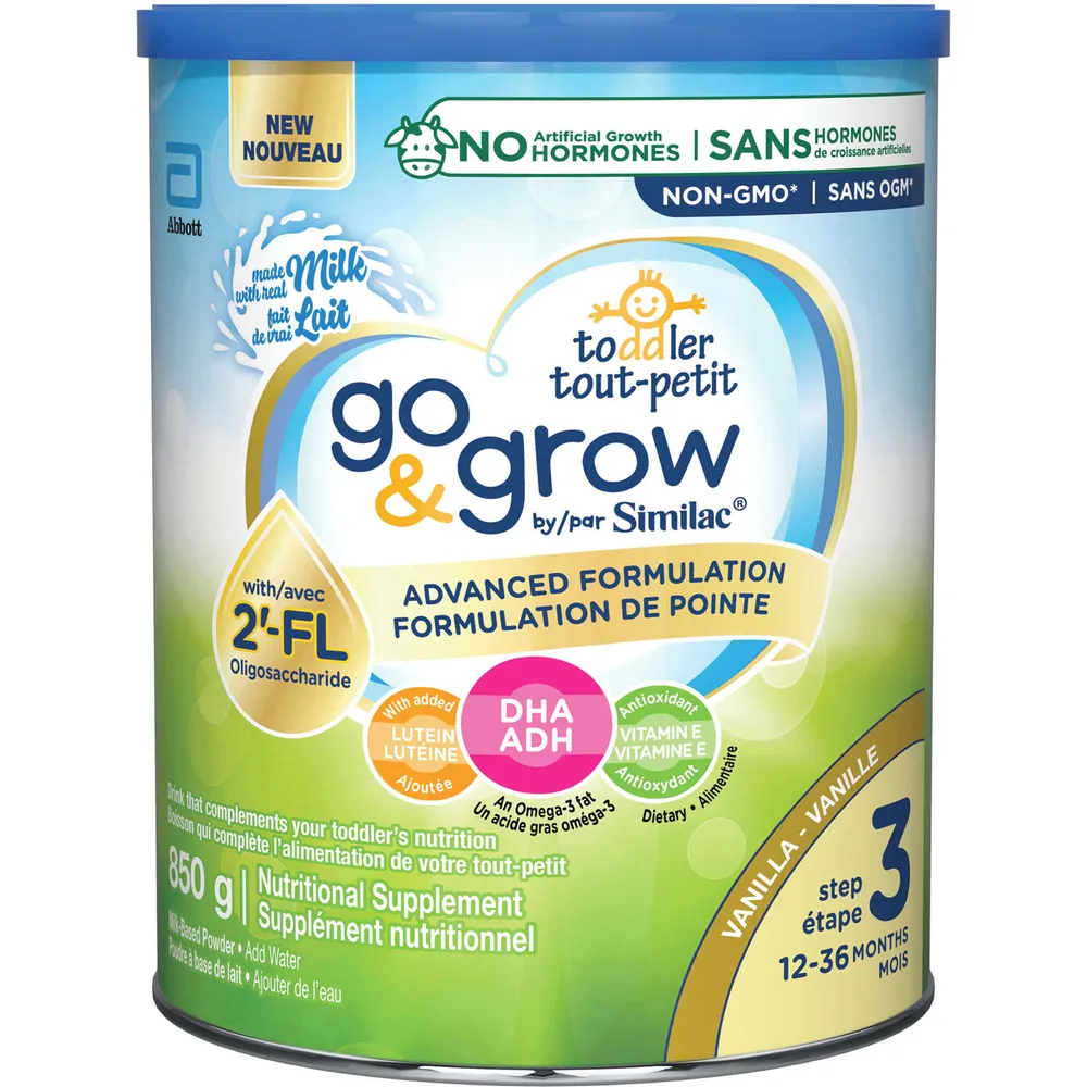 Go & Grow Step 3 Toddler Drink with 2'-FL. Immune Support Innovation: 2'-FL, Powder, 12-36 Months