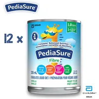 Pediasure Fibre, Formulated Liquid Diet, Vanilla, 12 Count, 2820 mL