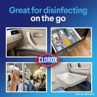 Clorox On-The-Go Disinfecting Wipes, Fresh Meadow, 15 Count