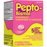 Pepto Bismol Chewable Tablets  24 ct