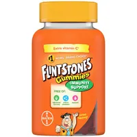 FLINTSTONES Kids Multivitamin Gummies Plus Immunity Support- Multivitamins for Kids, Kids Multivitamin Gummy With Zinc and Extra Vitamin C‡, Free of Artificial Sweeteners, Free of Aspartame, Free of Synthetic FD&C Dyes