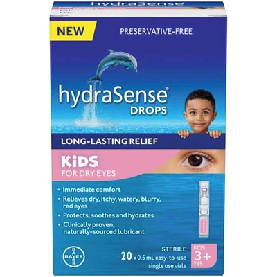 Kids for Dry Eyes, Preservative-Free, Naturally Sourced Lubricant