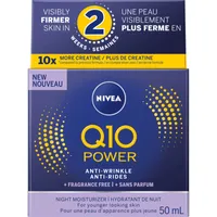 Q10 Power Anti-Wrinkle + Fragrance-Free Night Moisturizer for Sensitive Skin